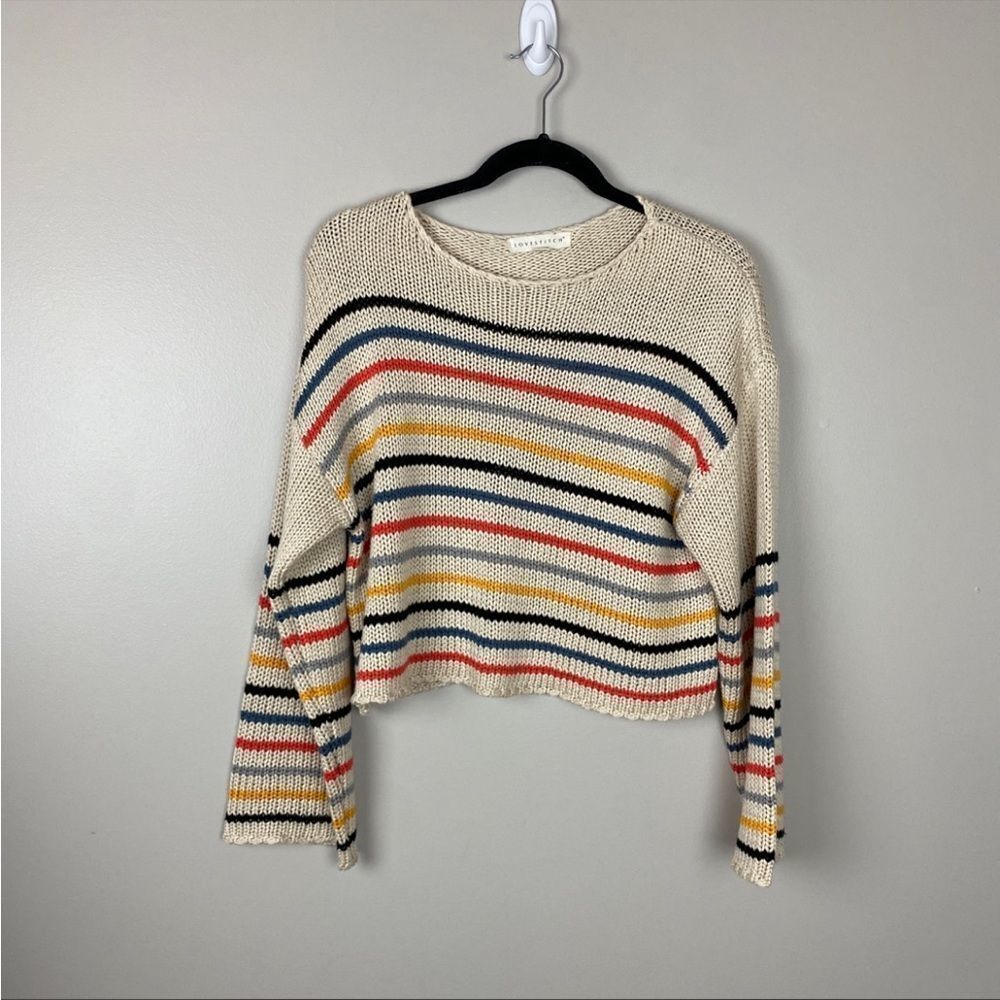 Love stitch small sweater‎